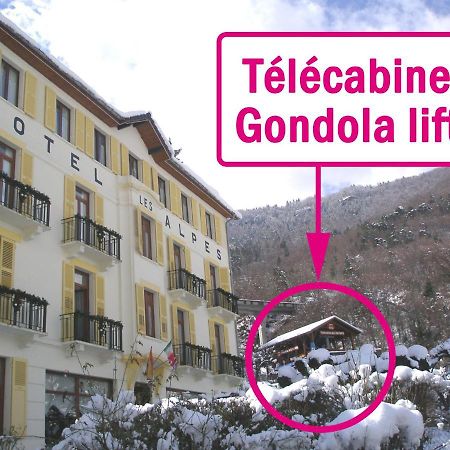 Hotel Des Alpes Brides-les-Bains Bagian luar foto