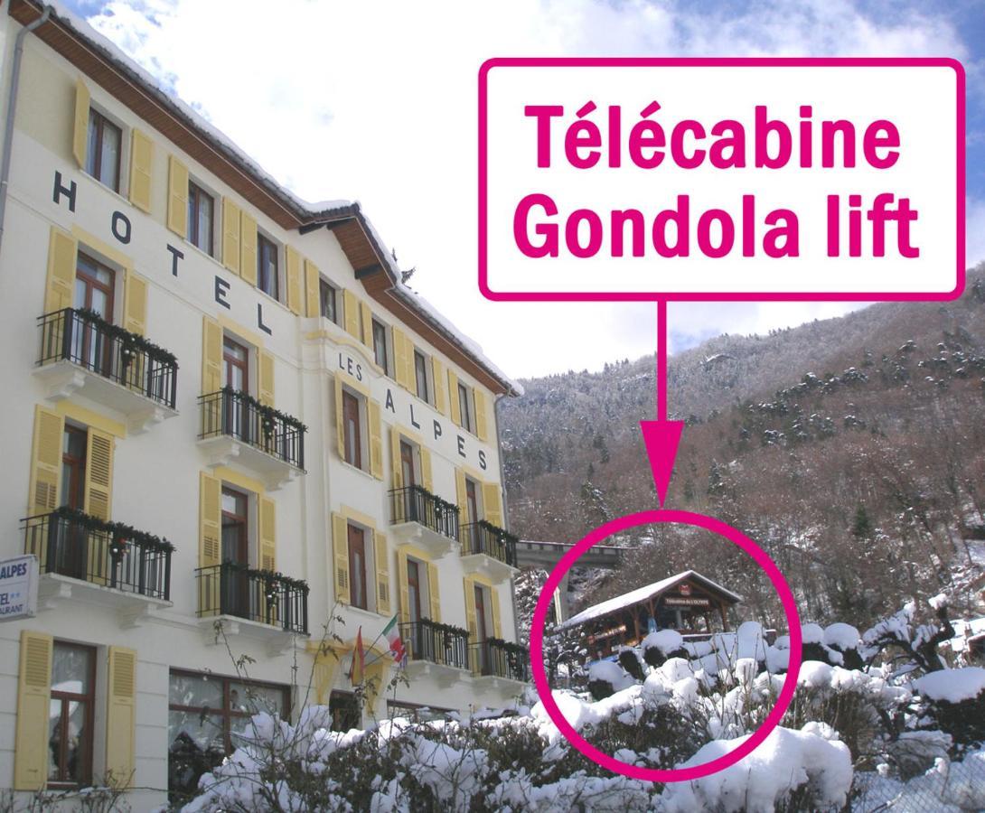 Hotel Des Alpes Brides-les-Bains Bagian luar foto