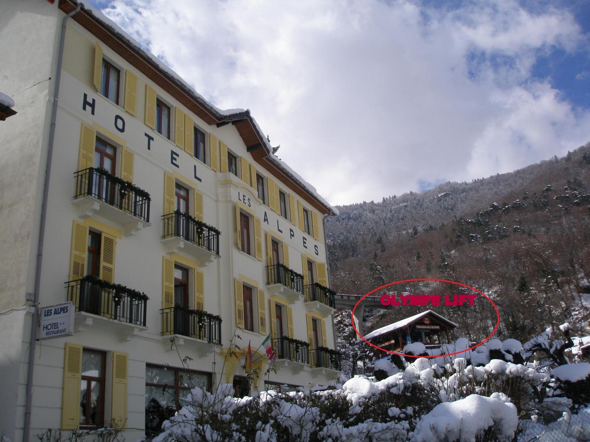 Hotel Des Alpes Brides-les-Bains Bagian luar foto